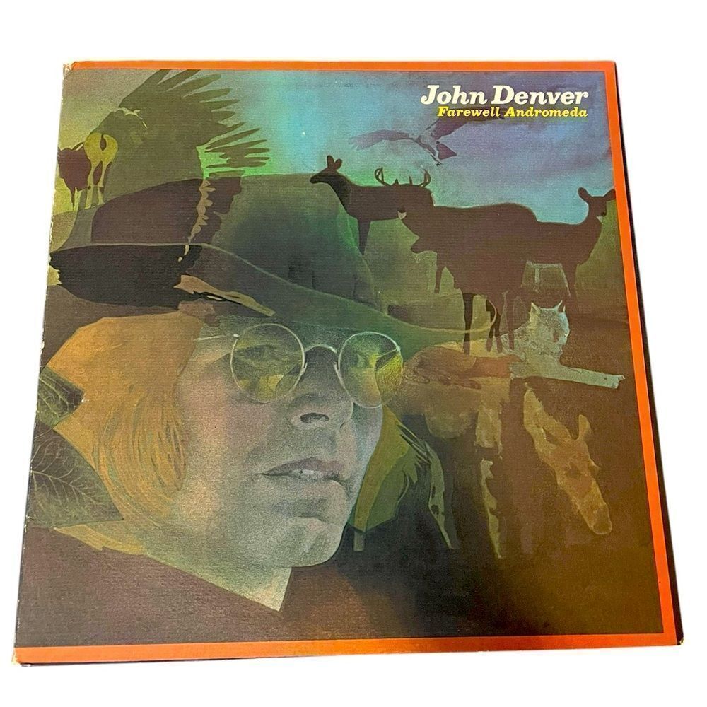 RARE JOHN DENVER - FAREWELL ANDROMEDA 1973 VINYL LP‎ FOLK VINYL RECORD 12”